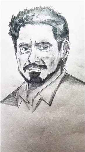tony stark pencil sketch drawing#shortvideo#artdrawing#shortsfeed#shorts#tonystark