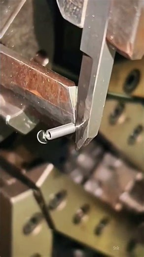 small spring manufacturing process in the factory