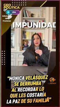 THE PAIN OF EXILE! Mónica Velásquez breaks down seeing the historic blow to the Albanian mafia.