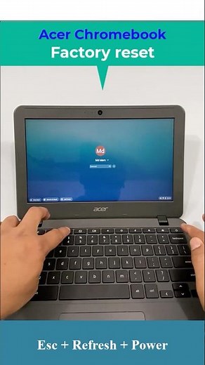 “Forgot Password!”: How to factory reset Acer Chromebooks (Model: Acer C731 Series). #chromebook