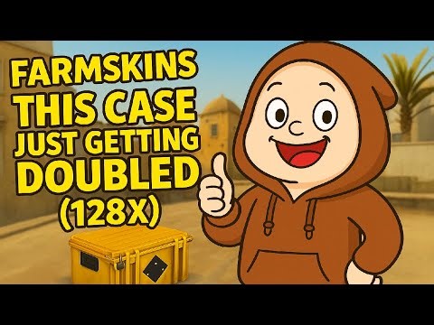 FARMSKINS - THIS CASE JUST GETTING DOUBLED (128X)! - FARMSKINS PROMO CODE 2025
