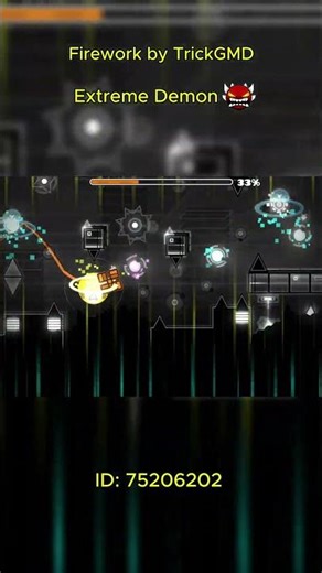 Geometry Dash Firework by TrickGMD Extreme Demon Showcase #gd #geometrydash #gddemon