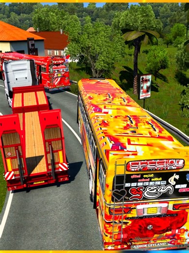 Exciting Bus Race in Euro Truck Simulator 2