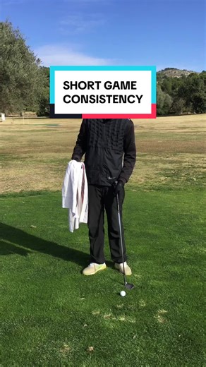 Improve your short game consistency with this drill. DM for FREE swing analysis. #golf #GolfTips #shortgame