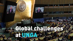 5.4K views · 73 reactions | Leaders at the UN General Assembly are facing major challenges from the conflict in Ukraine to rising inflation and climate change. UN Secretary-General Antonio Guterres is calling for concrete plans to overcome divisions and crises. On The Heat, Anand Naidoo asks Chinese professor Victor Gao if he believes world leaders will heed the call. #heat | CGTN America | Facebook