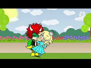 Bowser kissing Rosalina