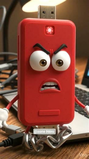 La clé USB témoigne : « Arrêtez de m’arracher ! »
