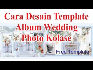 How to design a 20x30 collage wedding album template