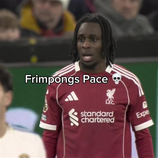 Frimpongs pace yesterday and in general is crazy 💀 #fyp #viral #liverpoolfc #football #frimpong