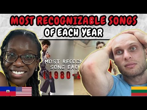 REACTION TO Most Recognizable Song of Each Year (1980-2025)