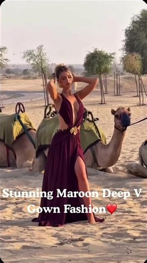 Fierce Elegance 🤎💛 Unleashing Your Wild Side With This Dress.