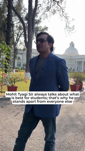 Mohit Tyagi Sir always thinks about students #iitroorkee #mohittyagi