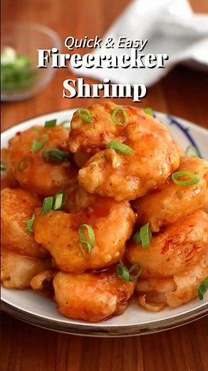 Crispy & Easy Firecracker Shrimp that is SO good! 🍤 #seafood