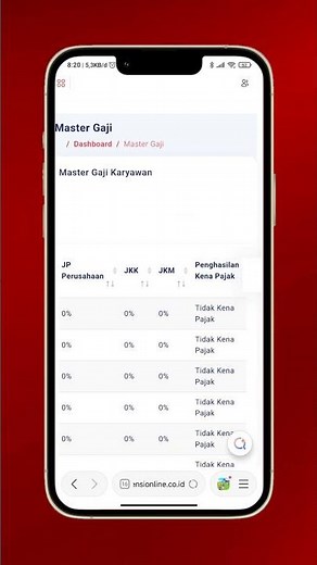 Tutorial Cara Mengatur Gaji Karyawan di Web Dashboard Absensiku