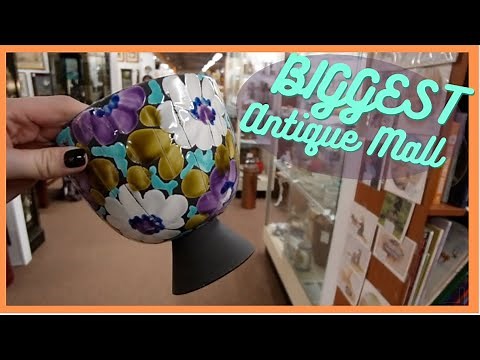 Biggest antique mall I've ever shopped | Shop with me in Springfield OH 2022 | Reselling
