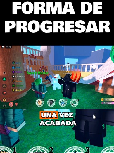 COMO PROGRESAR EN ANIME FIGHTING SIMULATOR: ENDLESS #Roblox #animefightingsimulator #yens #misiones #zoro