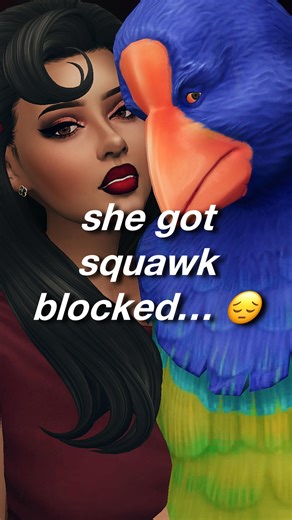 solita sims on Instagram: "my Simself was trying to boink Pruella the Plumbird & got squawk-blocked by a burglar… 🫩 new video out now on youtube (solitasims!) #TheSims4 #Sims4AdventureAwaits #Sims4LetsPlay #Sims4WickedWhims #solitasims"