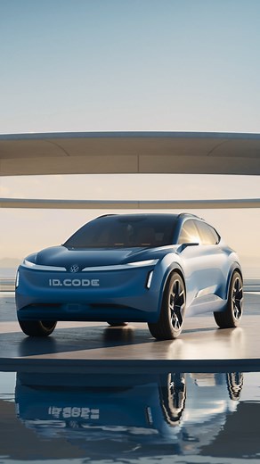 En närmare titt på ID. CODE! Denna eldrivna konceptbil ger en hint om det nya designspråket och den nya teknikstandarden för framtida Volkswagen-modeller i Kina. #VWIDCODE | Volkswagen