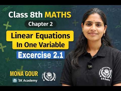 Class 8 Maths Chapter 2 🔥 Linear Equations in One Variable | Exercise 2.1 Full Solution