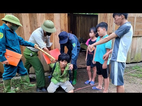 Law and crime - the police have caught an extremely dangerous bad guy