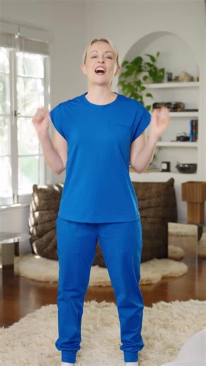 1M views · 963 reactions | When it looks like that expensive scrubs brand, but the tag says Cherokee. Achieve gives you all the stretch, softness and style—without the splurge. | Cherokee Uniforms | Facebook