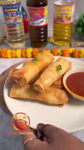 🌯 Homemade Spring Roll Recipe | Crunchy & Delicious Snack |Chinese Spring Roll|Evening Snack Recipe|