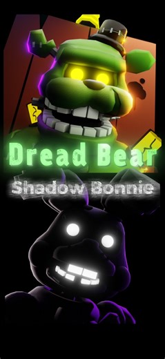 Dread Bear VS Shadow Bonnie FNTD #fivenightsatfreddys #fnaf #fntd2