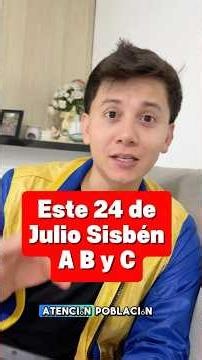 July 24 | Sisbén A, B and C: Attention IMG beneficiary population, requirements, updates and paym...