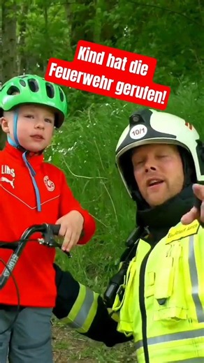 Kind hat die Feuerwehr gerufen (Shorts)