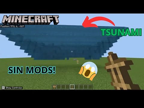 COMO HACER UN TSUNAMI EN MINECRAFT PE SIN MODS!!! 😱👍 | AxlCraftXD