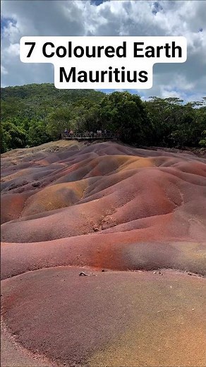 The Science of color-Chamarel 7 Coloured Earth | Mauritius Attractions #views #chamarel #nice✔️ #106