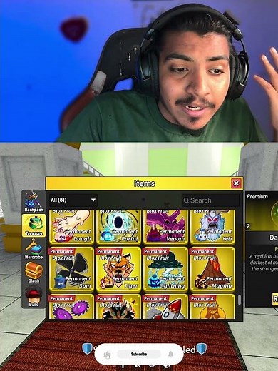 This Blox Fruits Account is WORTH $10,000… (ALL PERM FRUITS) 😱😱😱 #roblox #bloxfruits