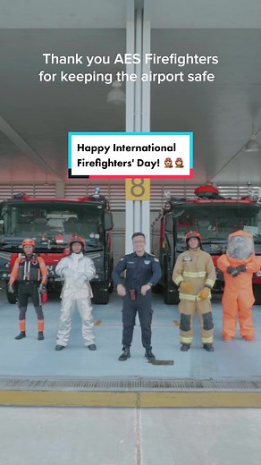 Happy International Firefighters' Day Celebration at Changi Airport