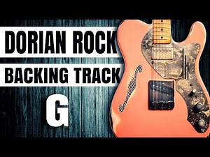 Dorian Rock Backing Track In G