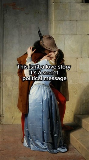 The Kiss by Francesco Hayez: A Political Goodbye in 1859 #history #art #story #shorts #fyp