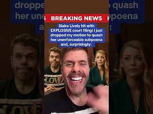 Blake Lively Hit With EXPLOSIVE Court Filing! Perez Hilton Dropped His Motion To Quash Her Subpoena!