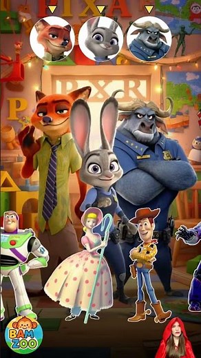Zootopia Nick, Judy y Bogo en el Mundo de Toy Story #zootopia #zootopia2 #toystory #judyhopps