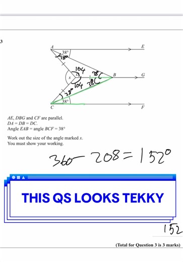 This question looks tekky. If you’re looking for tuition, message me. #gcsemaths #mathsrevision #studywithme #mathstips #foryoupage