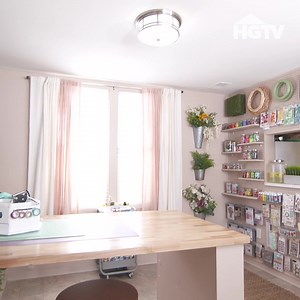 A crafter's paradise. 😍 #HotMessHouse is on HGTV Thursdays at 8|7c! | HGTV