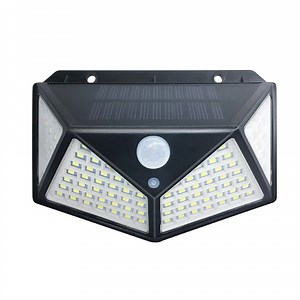 [Hot Item] Outdoor Waterproof PIR Motion Sensor 100 114 LED Solar Wall Light Solar Garden Lamp Solar Garden Light for Home Gate Street