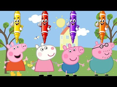 Peppa Pig - Dress Up and Learn Shapes and Colors with Peppa Pig and her Family & Friends 🐷