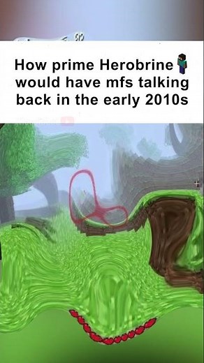 Prime Herobrine 😳 (meme)
