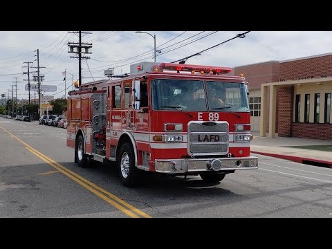 LAFD Engine 89 Responding