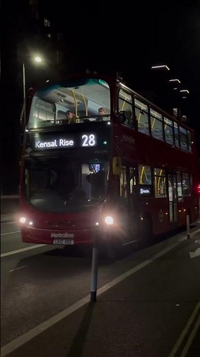 VW1296 on london bus route 28 to kensal rise