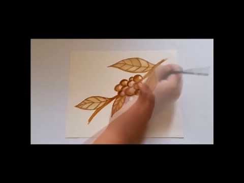 How to Make a Coffee Painting