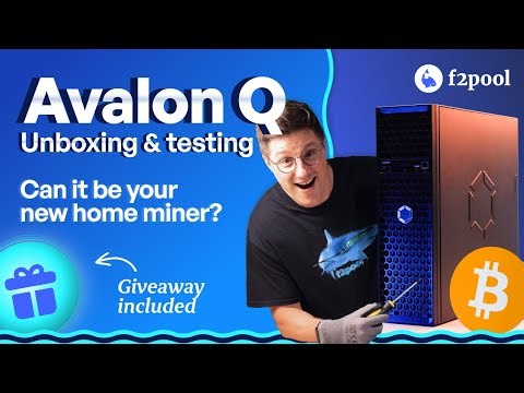 Most powerful Bitcoin home mining devices — Avalon Q unboxing & testing