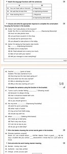 * Match the language functions with the sentences:[3]\begin{t... | Filo