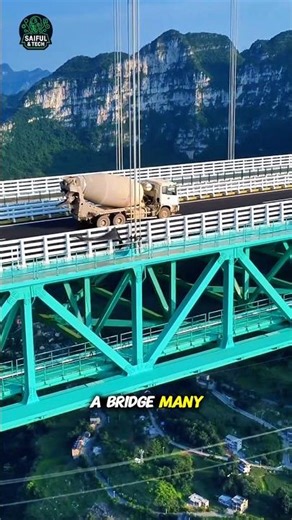 This Bridge Is Higher Than the Sky | World’s Tallest Canyon Bridge #viral #trending