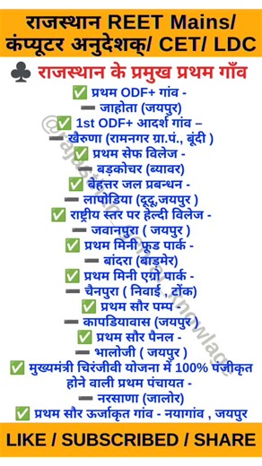 Rajasthan Genral knowlage on Instagram: "Rajasthan All Exam Question । Patwari । LDC । CET । COMPUTER ANUDESHAK। RAJASTHAN POLICE EXAM। 4TH GREAD EXAM। RAJASTHAN VDO EXAM #rajasthanhistory #rajasthancet #rajasthanexams #reetexam #rajasthanpatwari reet rajasthangk rajasthanldc rajasthanexam computerinstructor computeranudeshak RSMSSB LDC rpsc rajasthanexam Reet history rajasthaniculture rajasthanhistory rajasthanexam exam rashmikamandanna CET rajasthan rajasthangkquestions rajasthaldc rajasthanCE