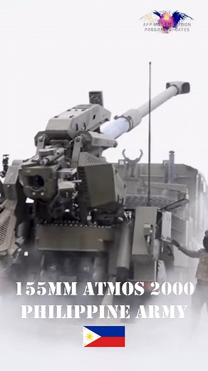 In 2020, DND signed a contract with Elbit to acquire 12 Elbit Atmos 2000 155mm Self Propelled Howitzer System for the Philippine Army Artillery Regiment under the 155mm Self-Propelled Howitzer Acquisition Project AFP Modernization Program Horizon 2 worth Php 2.4 billion. Elbit completed the delivery in 2022. #PhilippineArmy #AFPyoucanTRUST #AFPModernizationProgram #AFPMPU #fbreelsvideo | AFP Modernization Program Updates